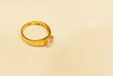 Eria 22K Gold Swarovski Ring - R75 - View 2