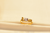 Eria 22K Gold Swarovski Ring - R103 - View 3